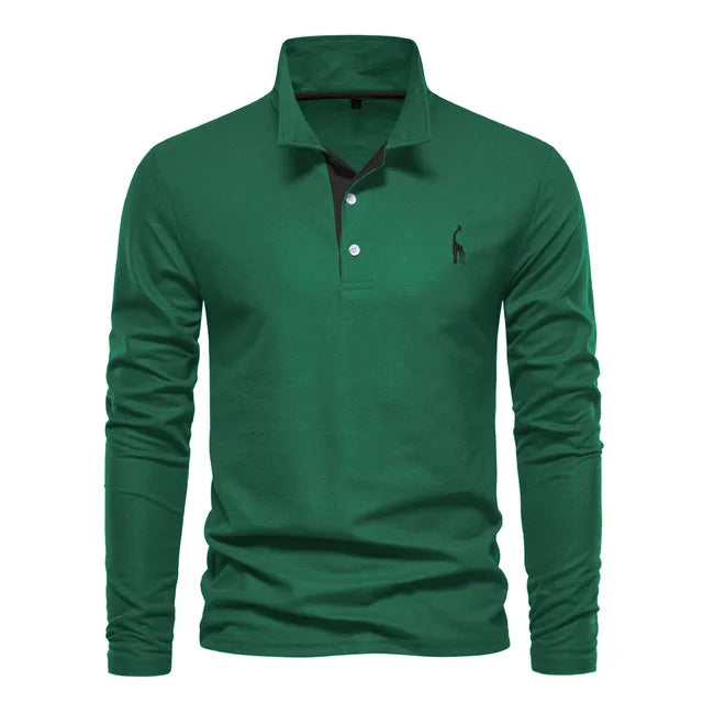 Poloshirt met lange mouwen