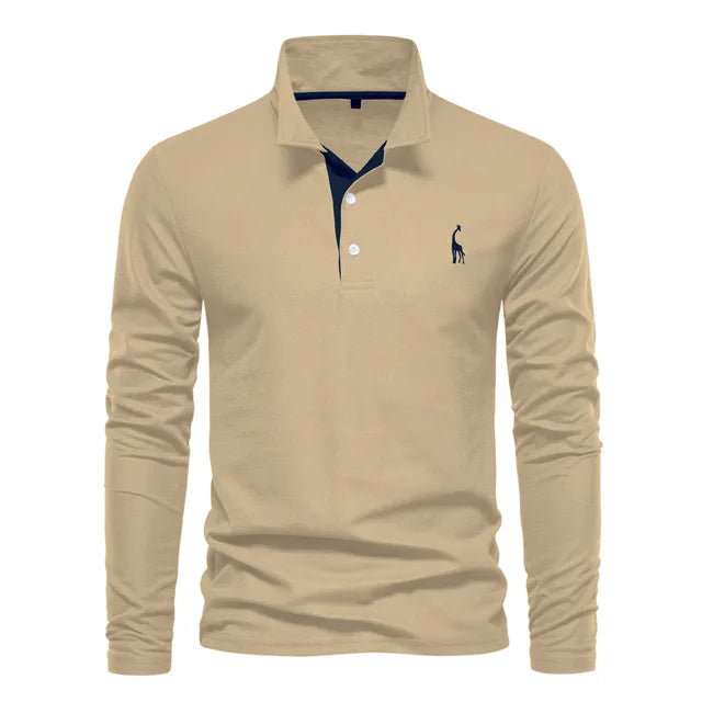 Poloshirt met lange mouwen