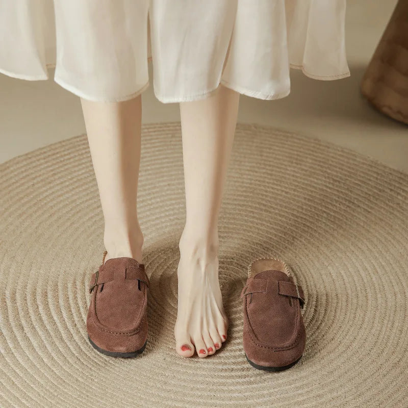 Hoogwaardige leren sportschoenen met kurkzool