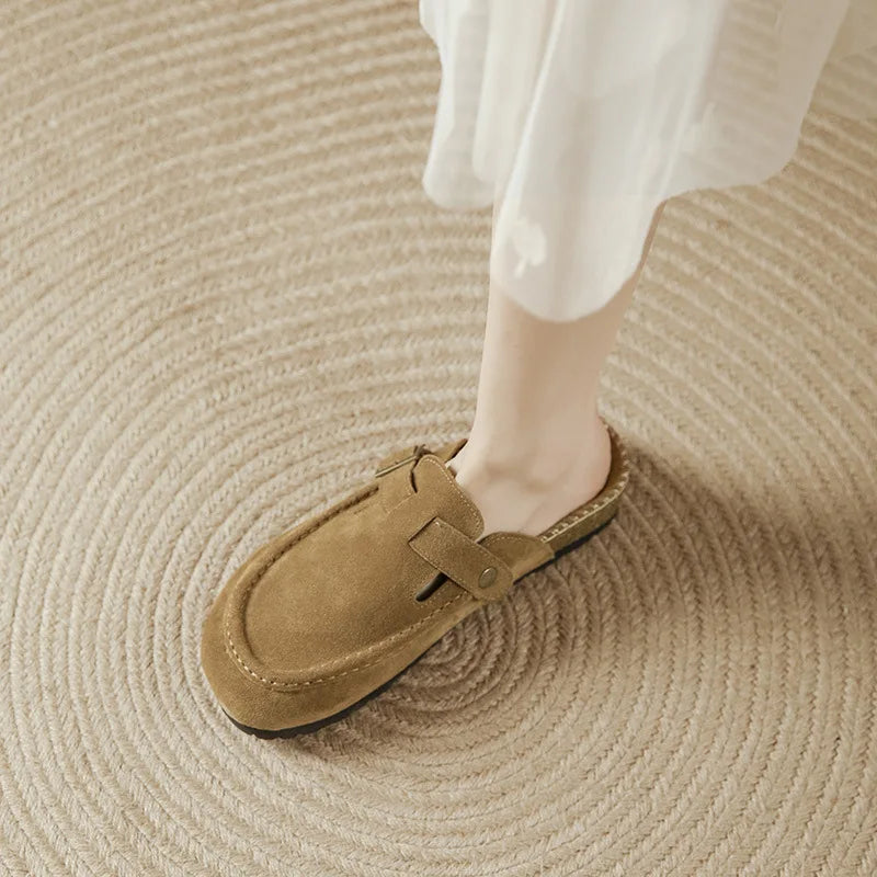 Hoogwaardige leren sportschoenen met kurkzool