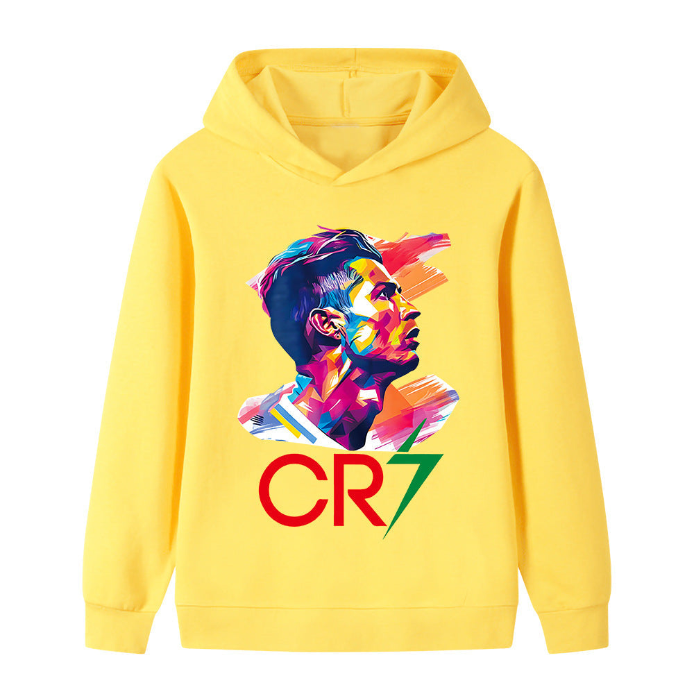 Cristiano Ronaldo Voetbal Hoodie Kinderen - Zacht