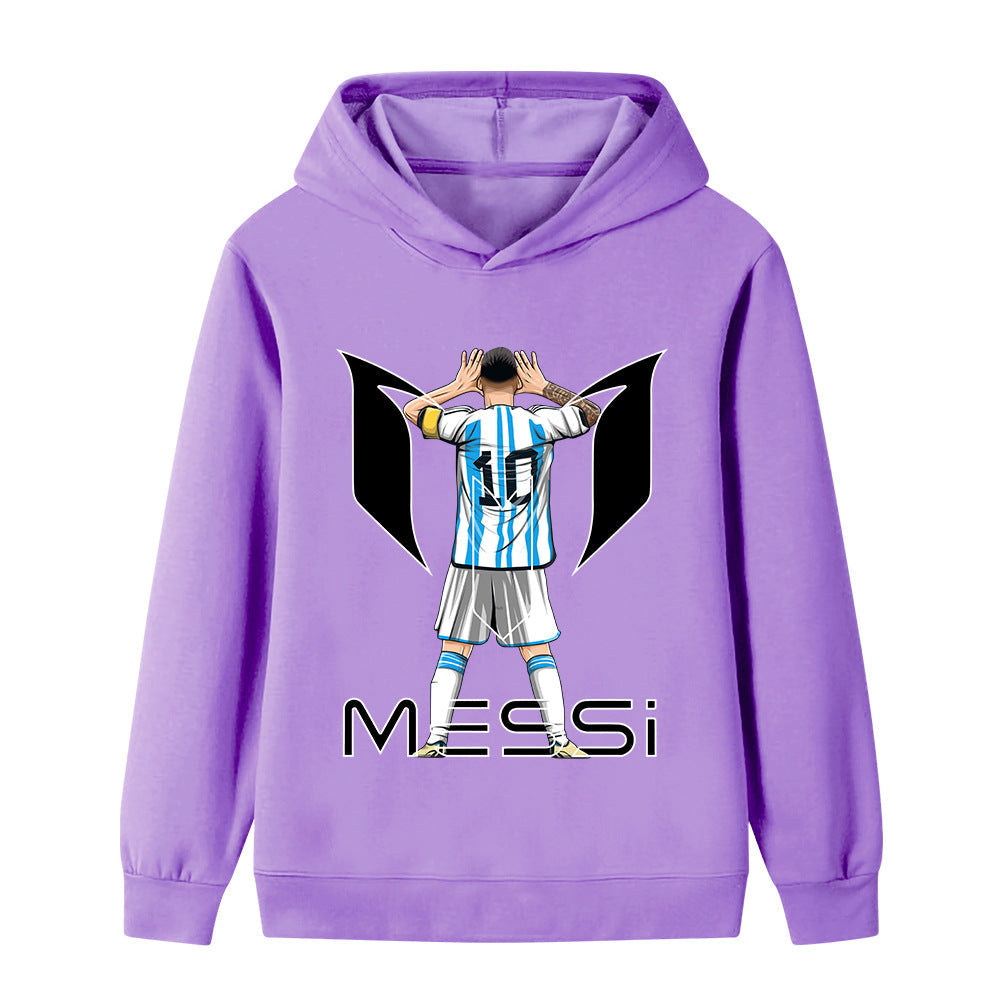 Lionel Messi Voetbal Hoodie Kinderen - Cool Design