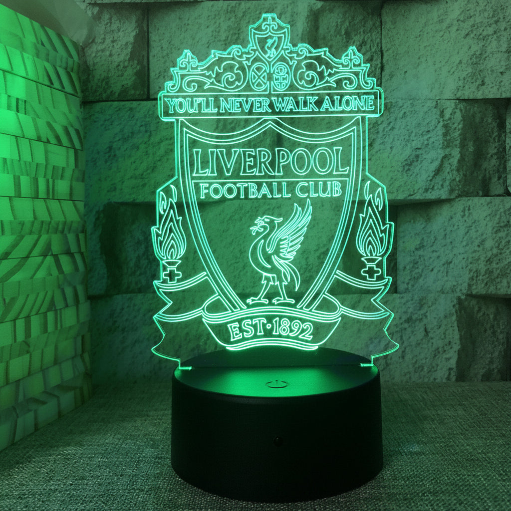 Voetbal 3D Illusie LED-Lamp - Nachtlampje - Cadeau Sfeerlicht