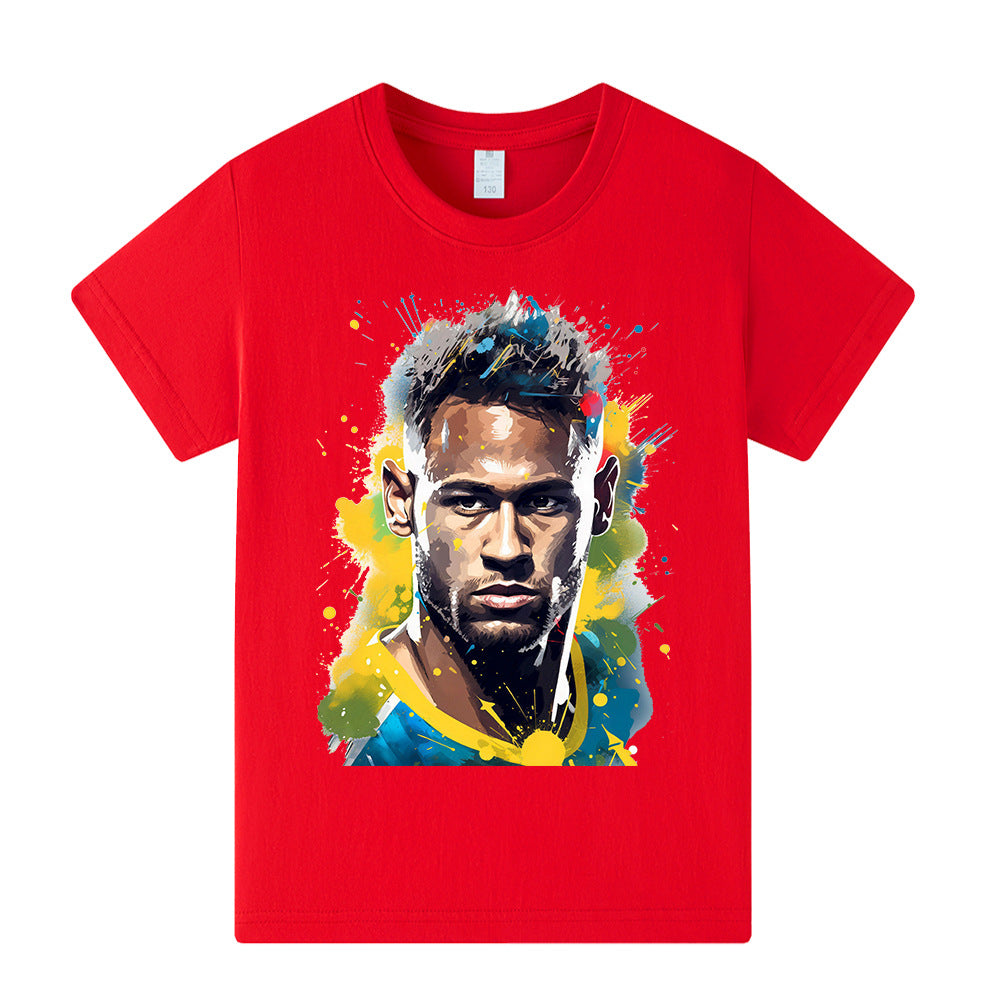 Neymar Voetbal T-shirt Kinderen