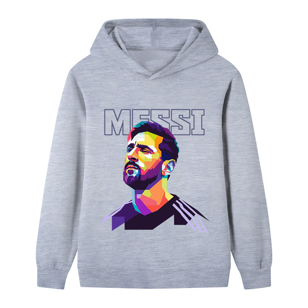 Messi Voetbal Hoodie Kinderen - Zacht