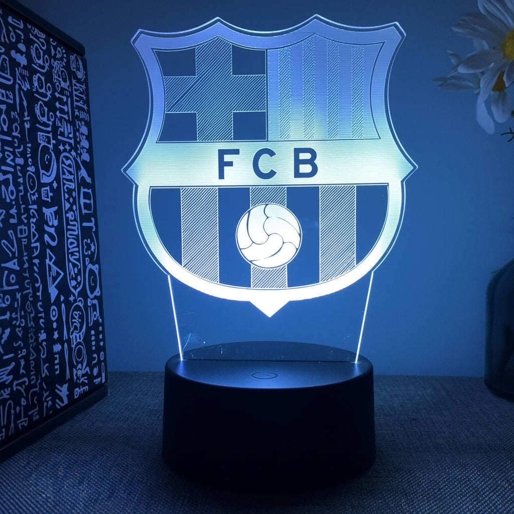 Voetbal 3D Illusie LED-Lamp - Nachtlampje - voor de Kamer Cadeau