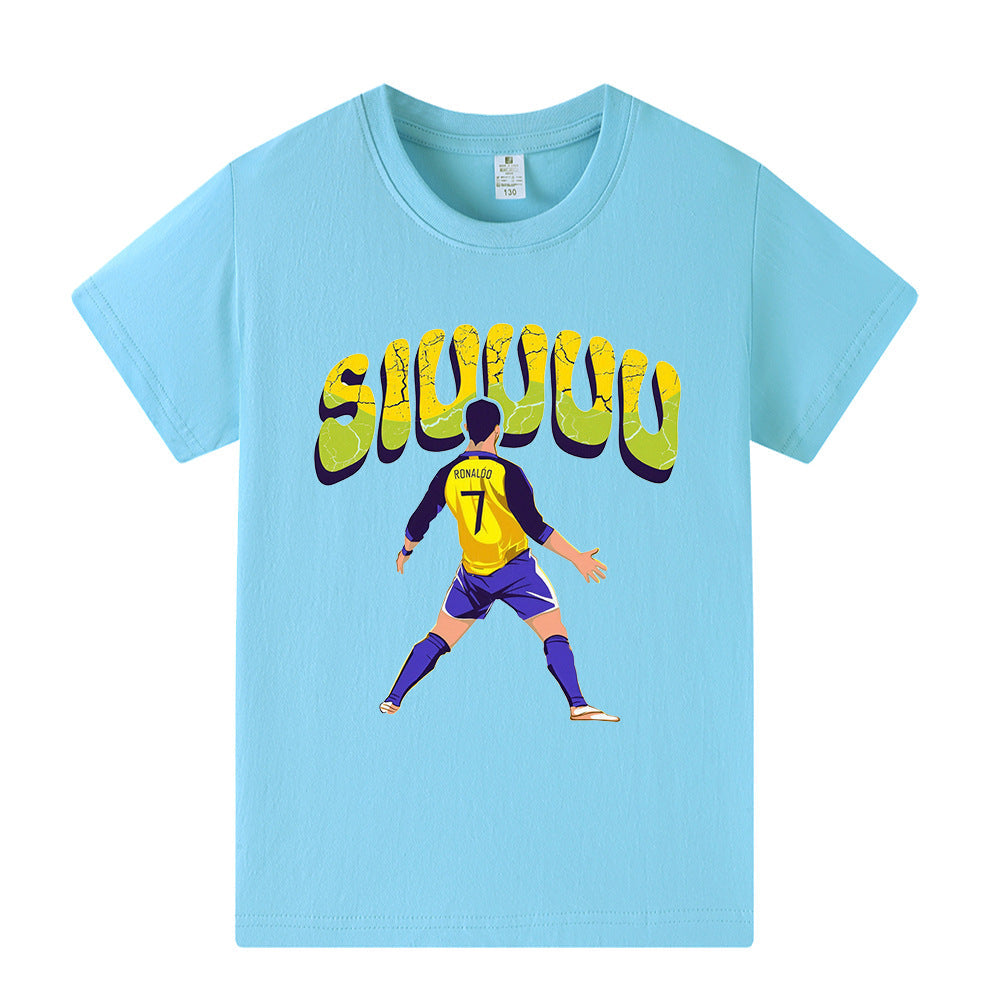 Cristiano Ronaldo Voetbal T-shirt Kinderen - Cool Design