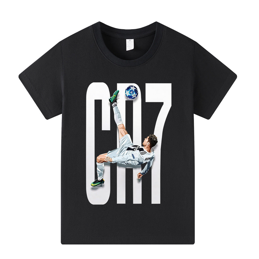 Ronaldo Voetbal T-shirt Kinderen - Licht