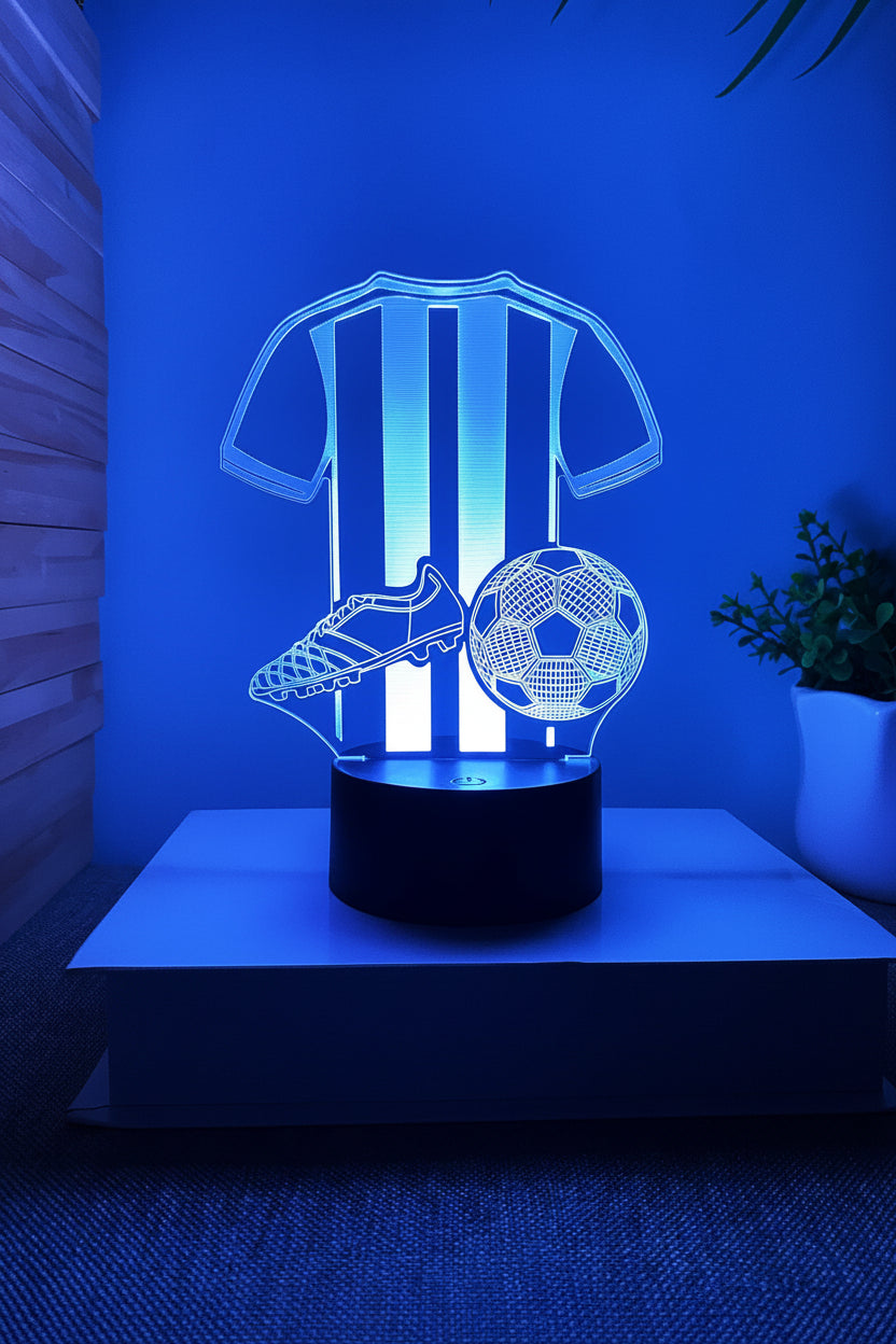 Voetbal 3D Illusie LED-Lamp - Nachtlampje - Nachtlampje