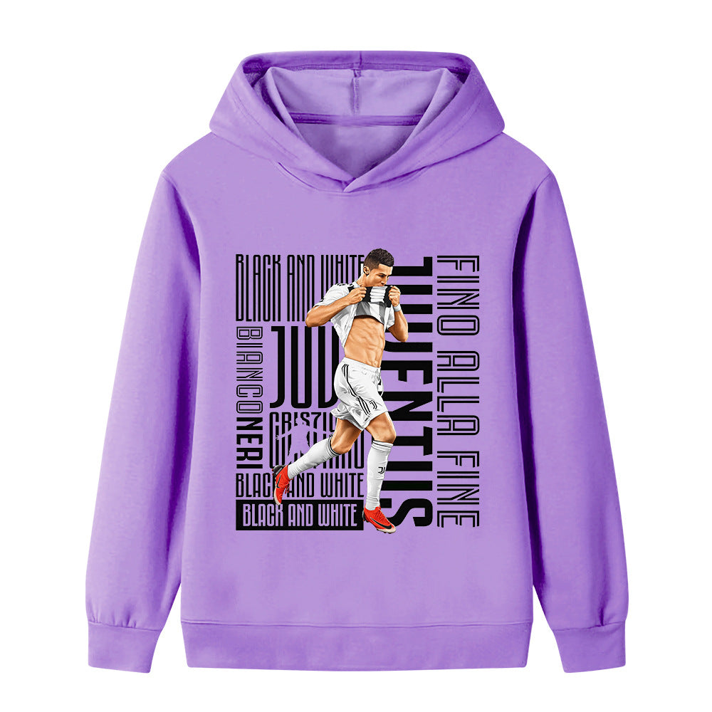 Ronaldo Voetbal Hoodie Kinderen - Juventus - Zacht