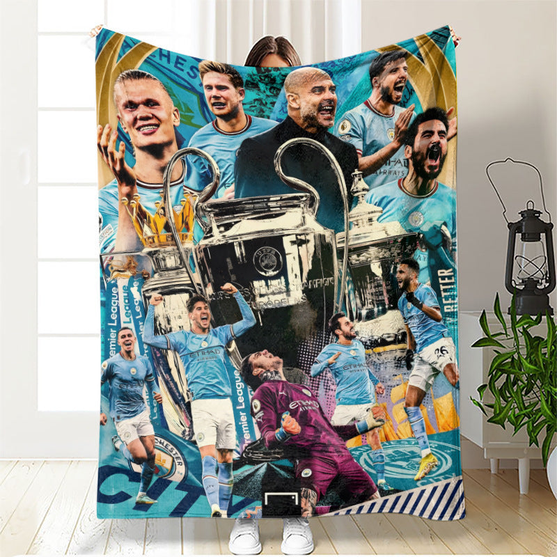 Voetbal Plaid - Manchester City