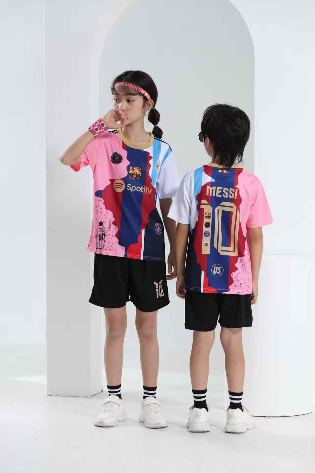 Lionel Messi Voetbaltenue Kinderen - Shirt en Broekje - Cool Design