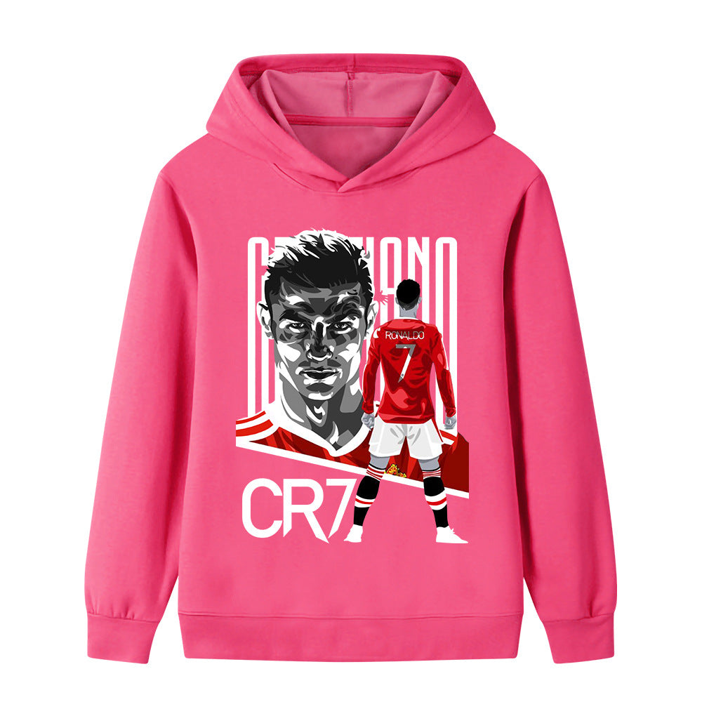 Cristiano Ronaldo Voetbal Hoodie Kinderen - Manchester United - Zacht