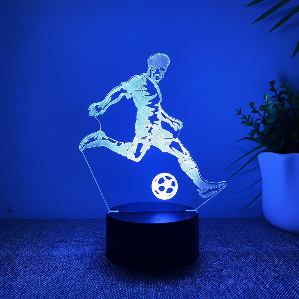 Voetbal 3D Illusie LED-Lamp - Nachtlampje - Nachtlampje