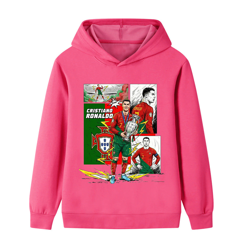 Cristiano Ronaldo Voetbal Hoodie Kinderen - Portugal - Sportief