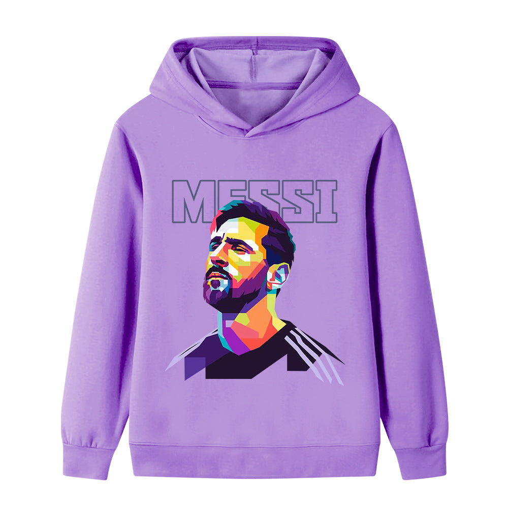 Messi Voetbal Hoodie Kinderen - Zacht