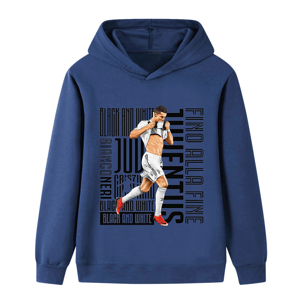 Ronaldo Voetbal Hoodie Kinderen - Juventus - Zacht
