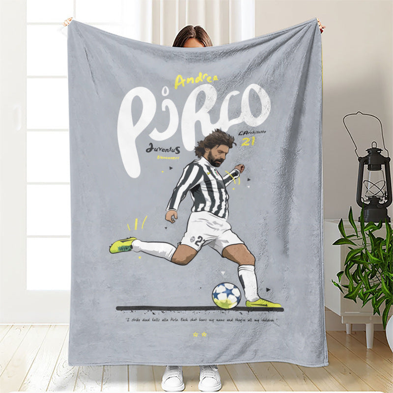 Voetbal Plaid - Andrea Pirlo