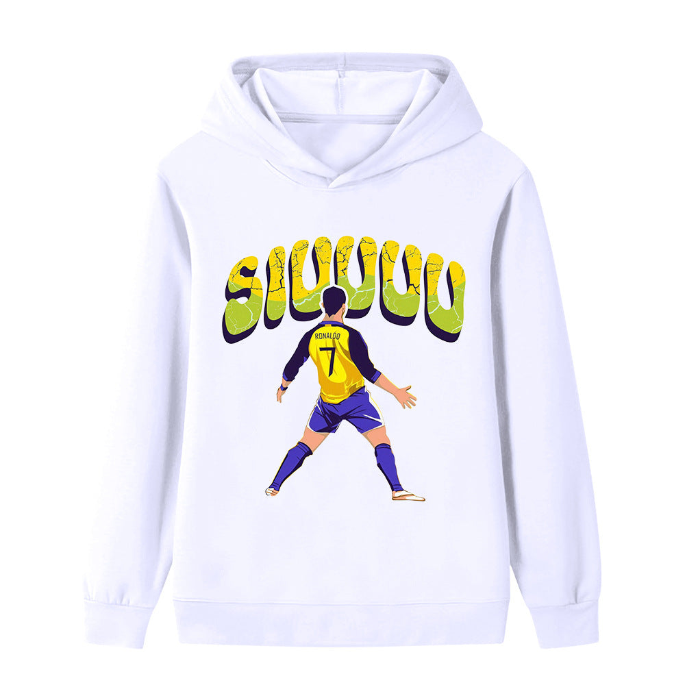 Cristiano Ronaldo Voetbal Hoodie Kinderen - Cool Design