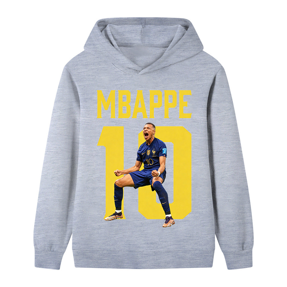 MbappƩ Voetbal Hoodie Kinderen - Zacht