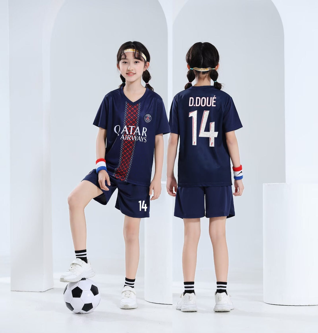 Voetbaltenue Kinderen - Shirt en Broekje - Cool Design