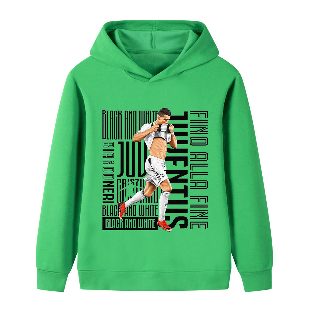 Ronaldo Voetbal Hoodie Kinderen - Juventus - Zacht