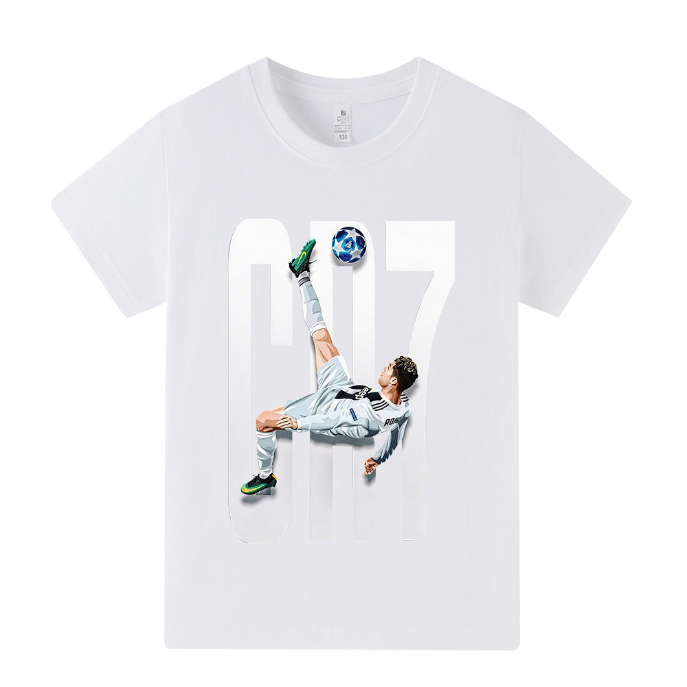 Ronaldo Voetbal T-shirt Kinderen - Licht