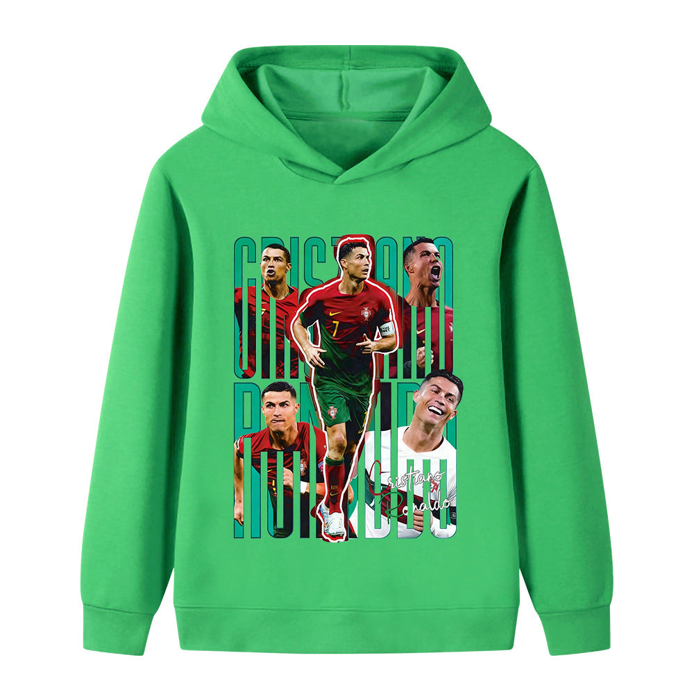 Ronaldo Voetbal Hoodie Kinderen - Portugal - Zacht