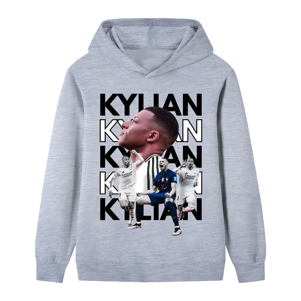 Kylian MbappƩ Voetbal Hoodie Kinderen - Zacht