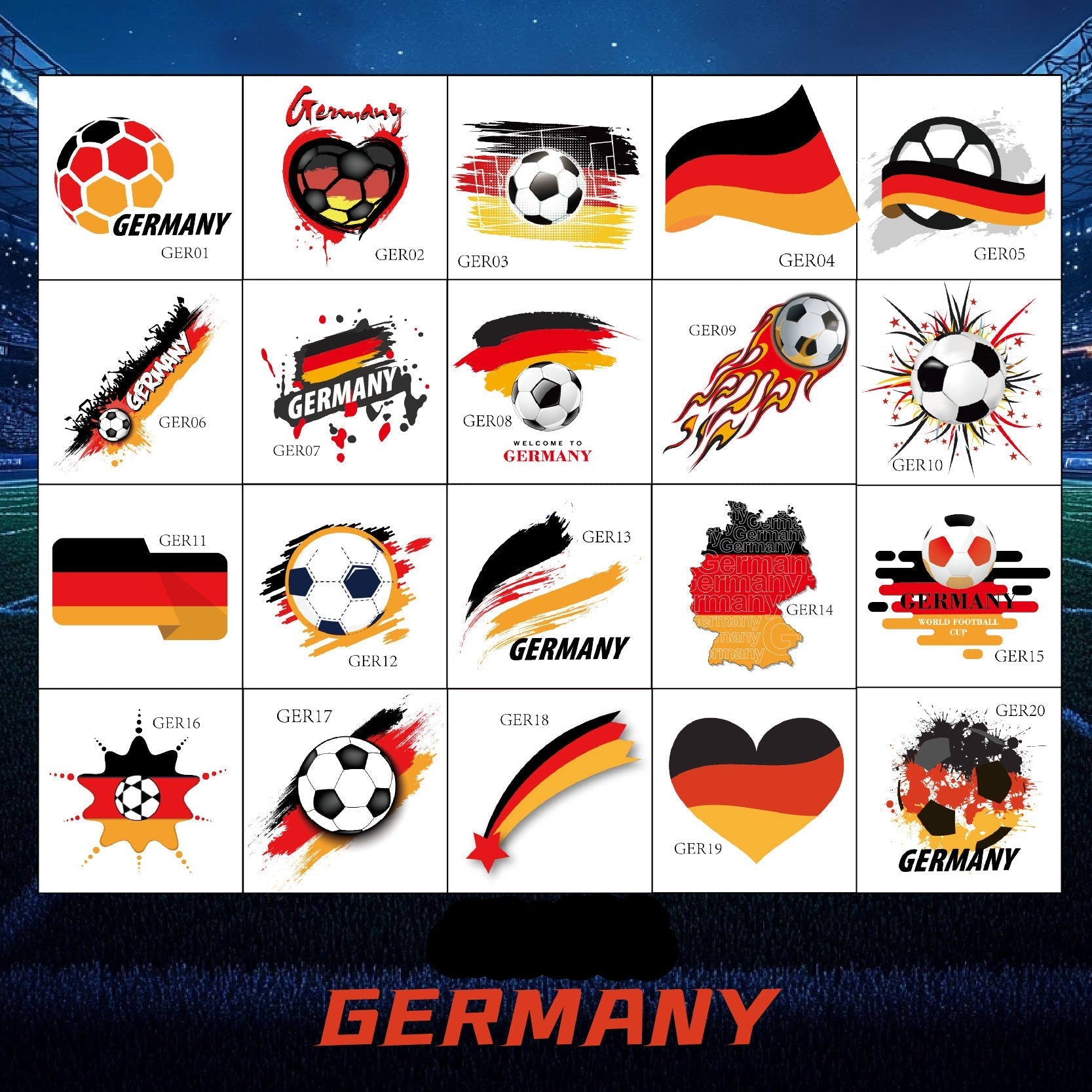 Voetbal Stickers - Duitsland