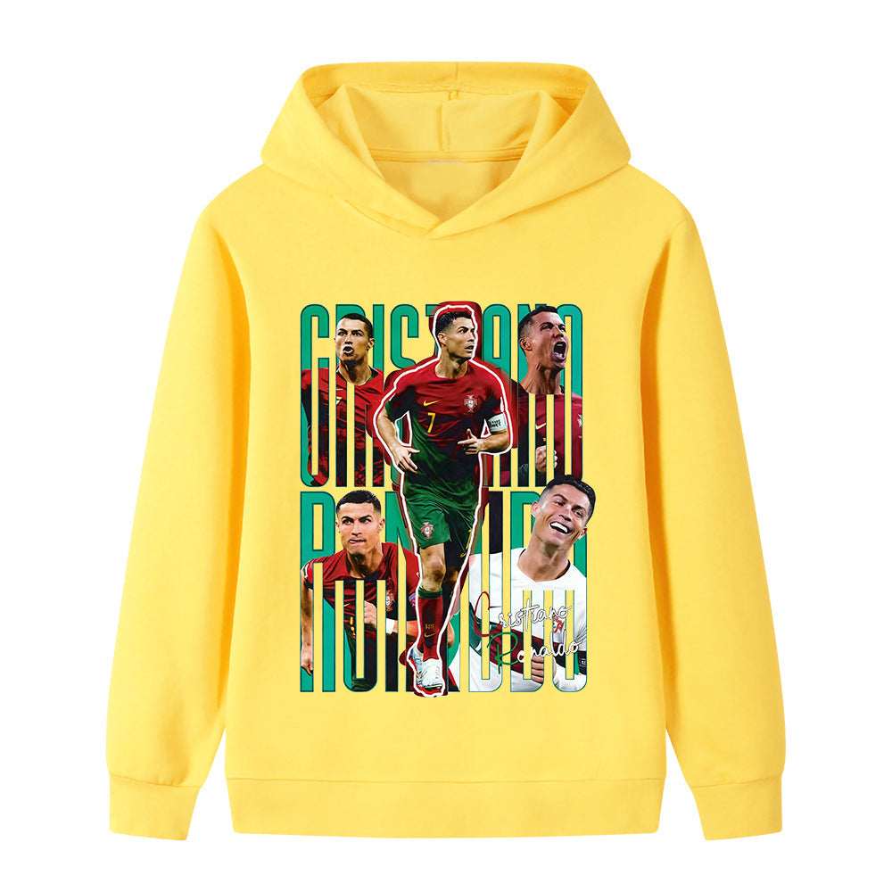 Ronaldo Voetbal Hoodie Kinderen - Portugal - Zacht