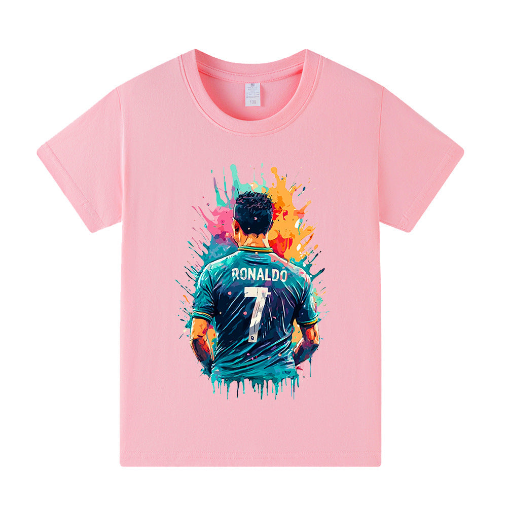 Ronaldo Voetbal T-shirt Kinderen - Cool Design