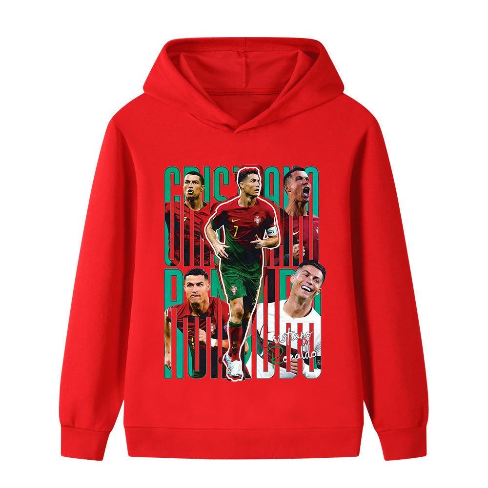 Ronaldo Voetbal Hoodie Kinderen - Portugal - Zacht