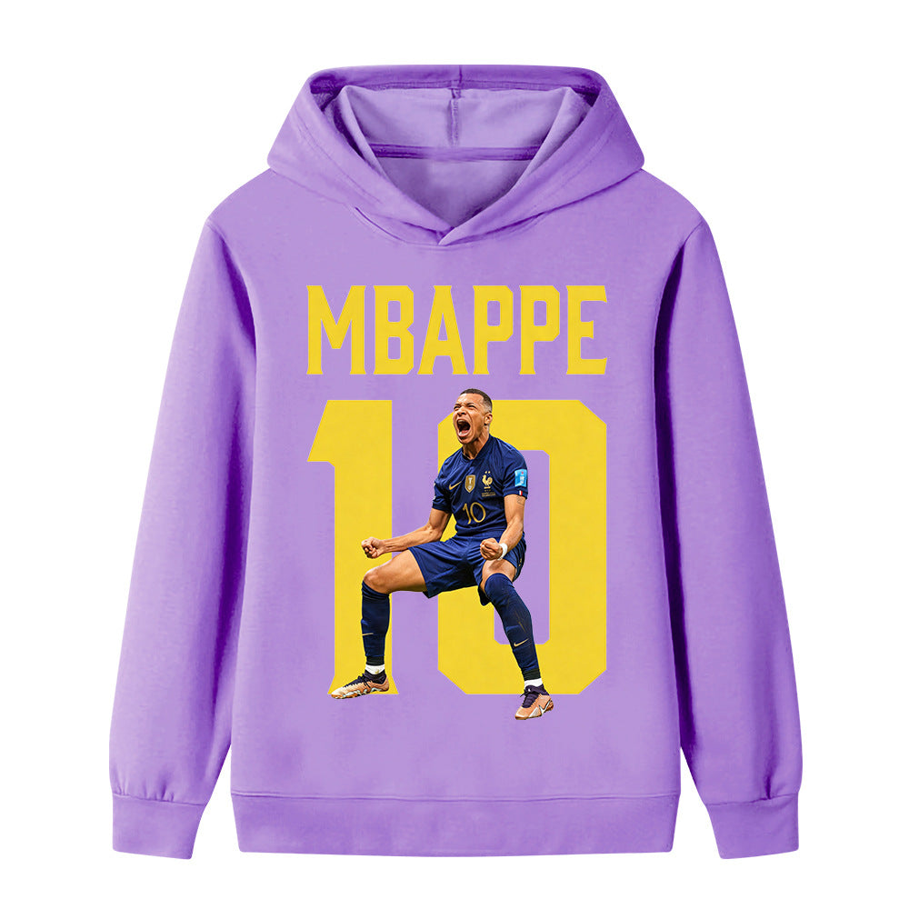 MbappƩ Voetbal Hoodie Kinderen - Zacht