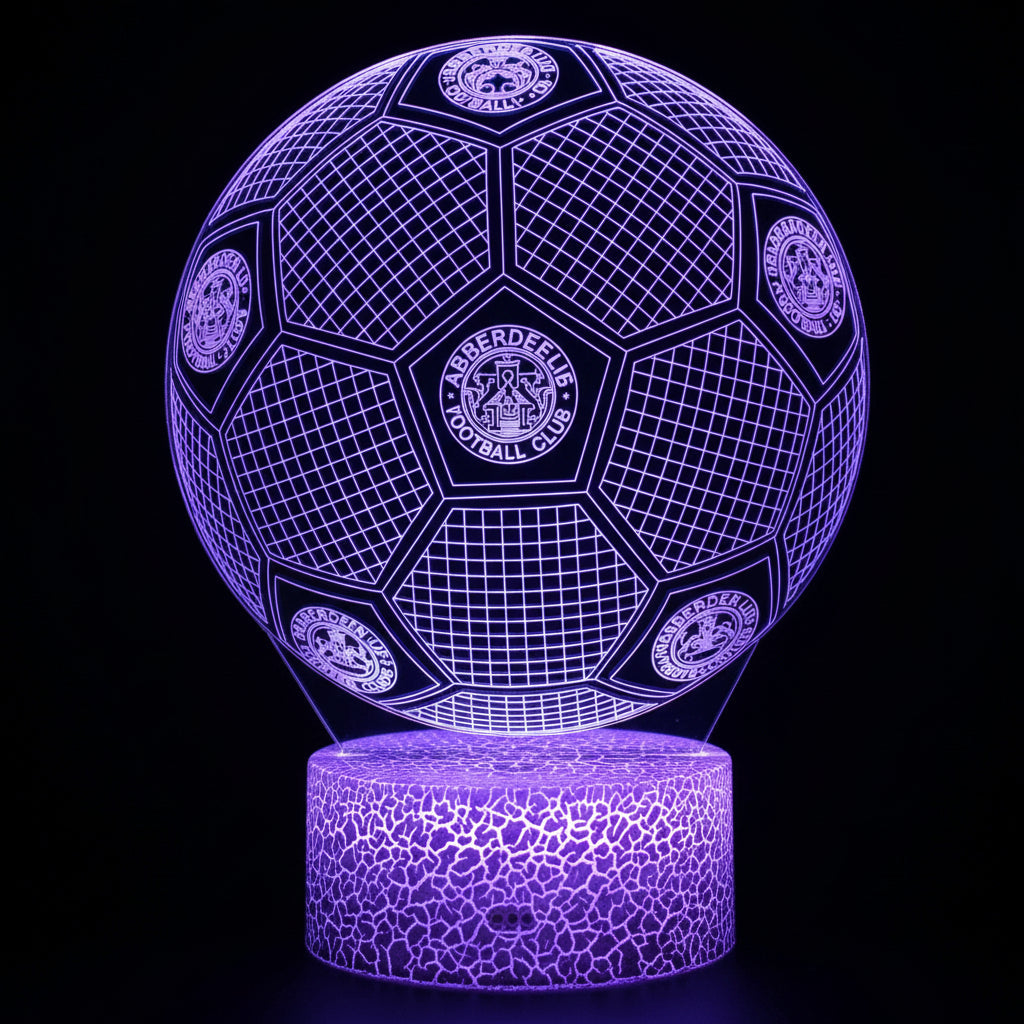 Voetbal 3D Illusie LED-Lamp - Nachtlampje - Cadeau
