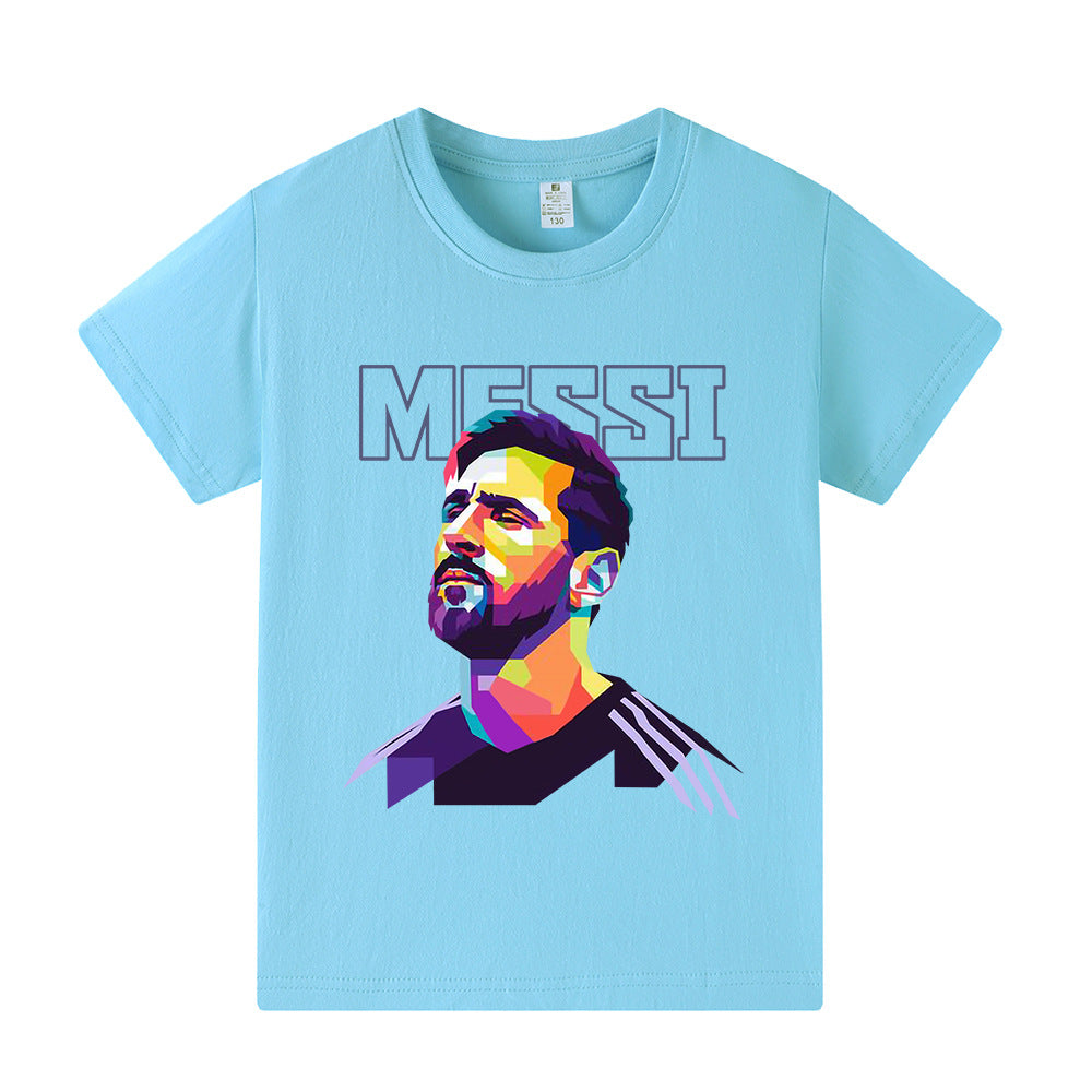 Messi Voetbal T-shirt Kinderen - Cool Design