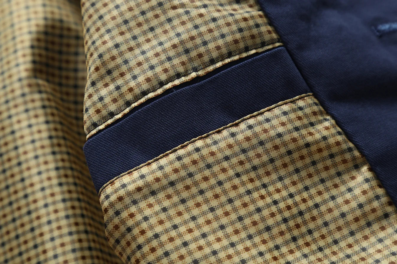 Modieuze lange trenchcoat voor heren