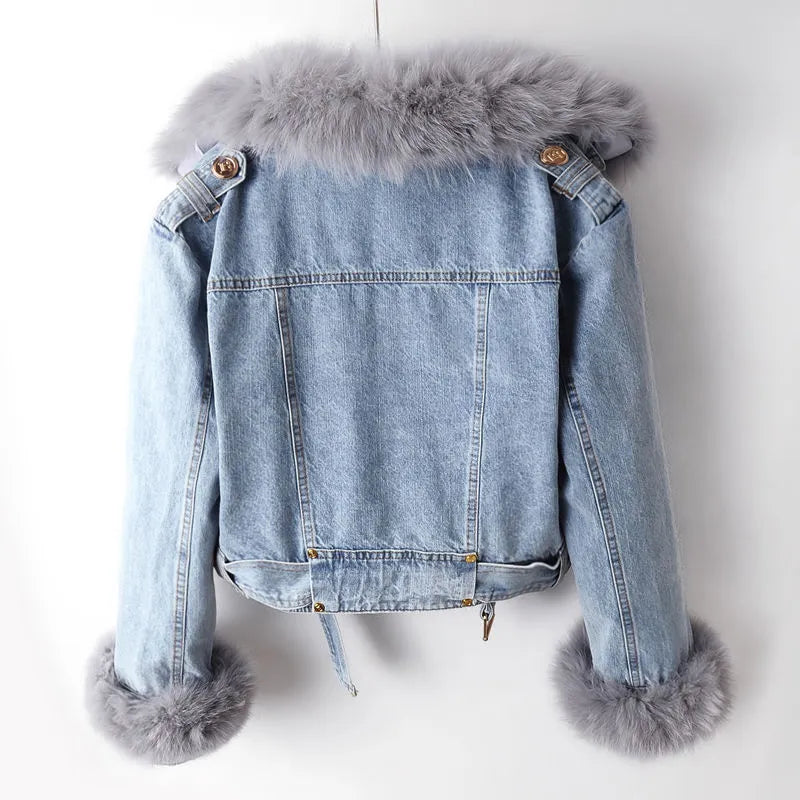Jackie™️ | Elegance Denim & Bontjas