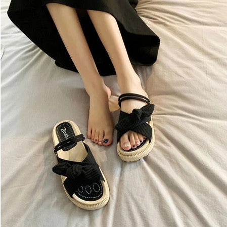 Espadrillesandalen met bandjes
