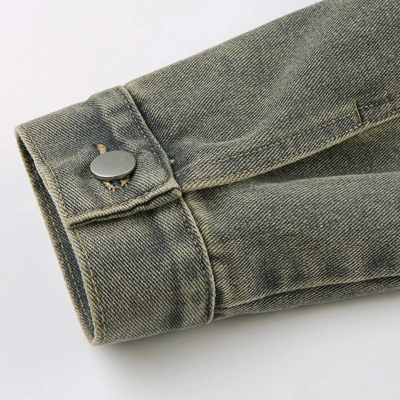 Kort spijkerjack met grote zakken