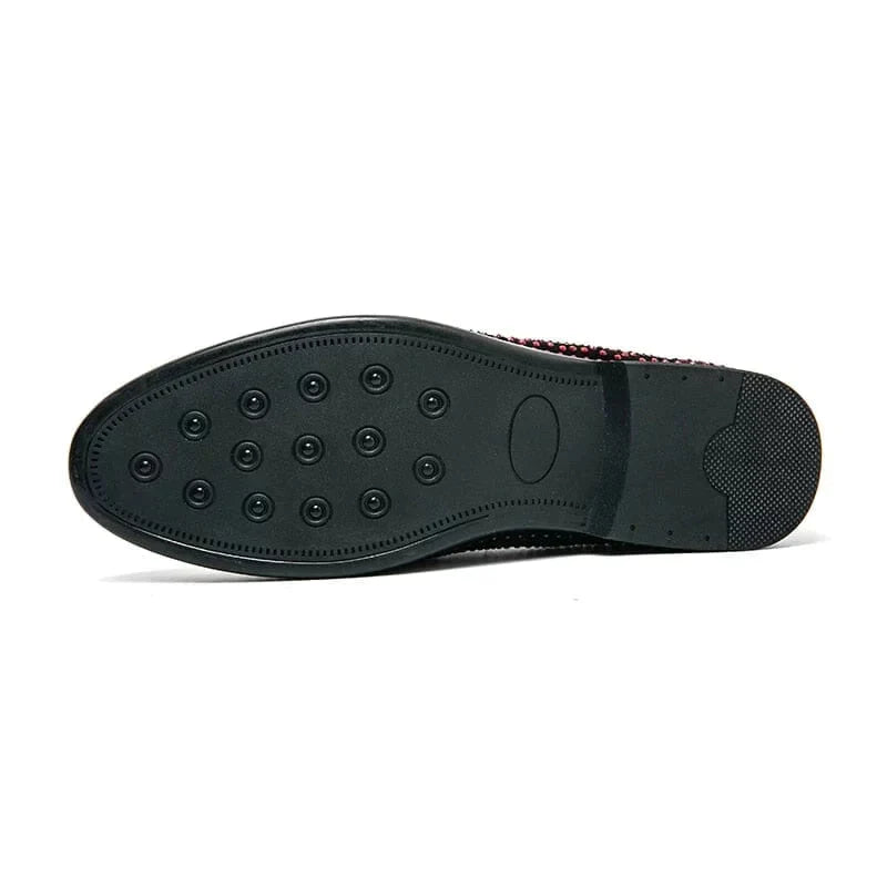 Loafers met strass-versieringen