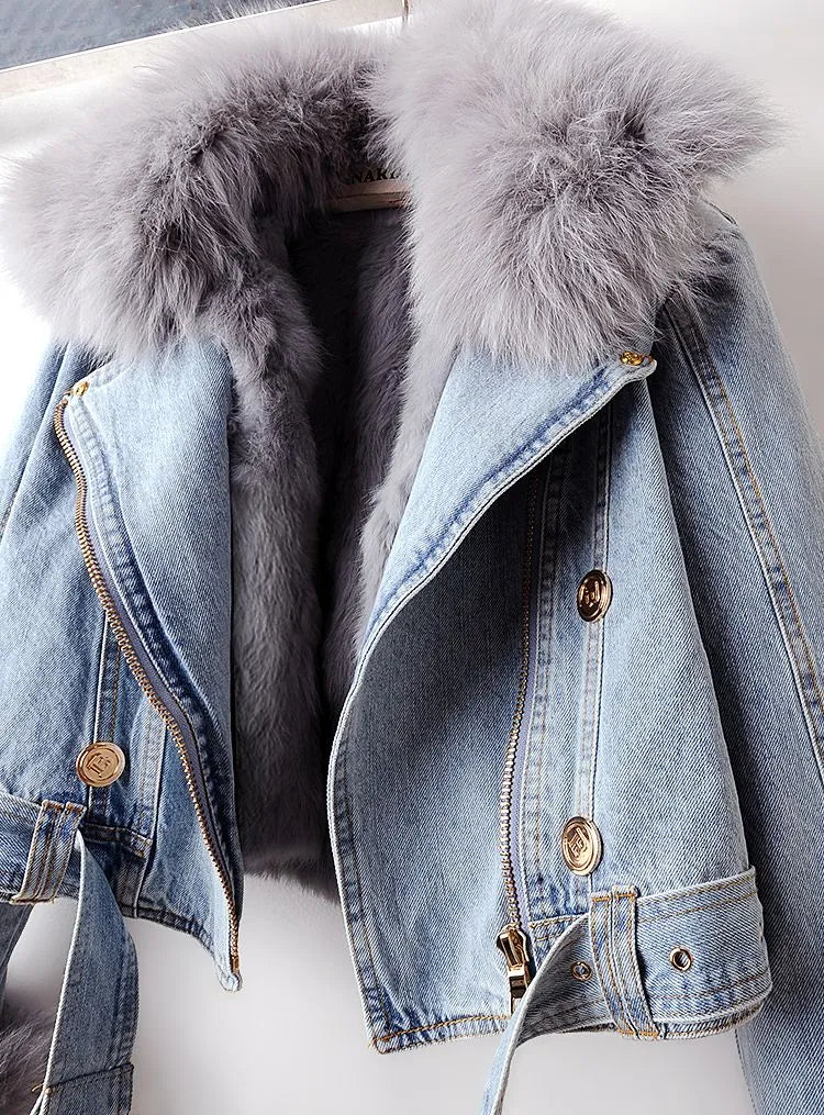 Jackie™️ | Elegance Denim & Bontjas