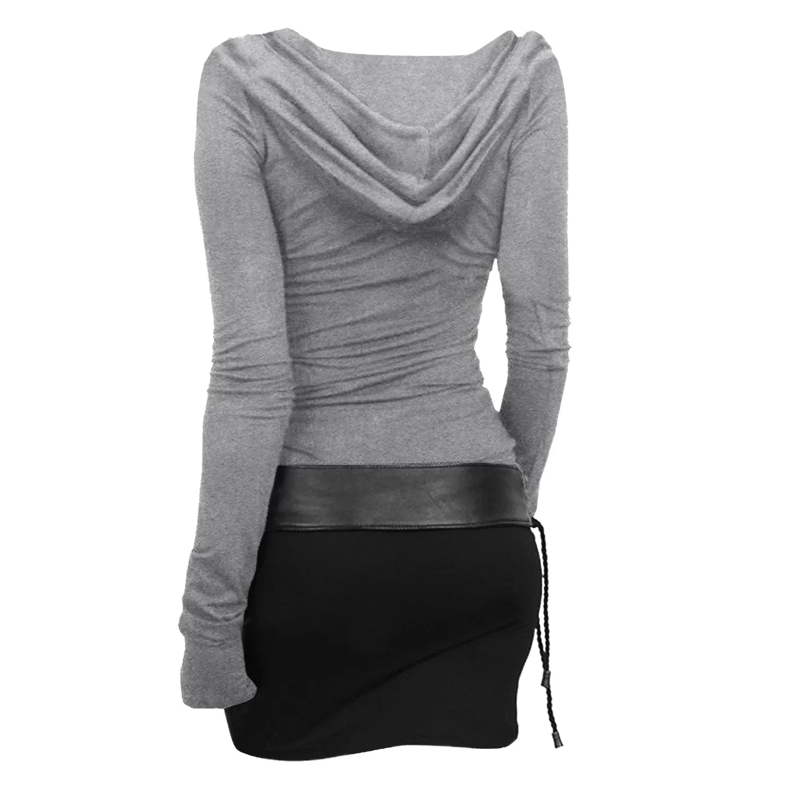 Jurk met capuchon voor haar