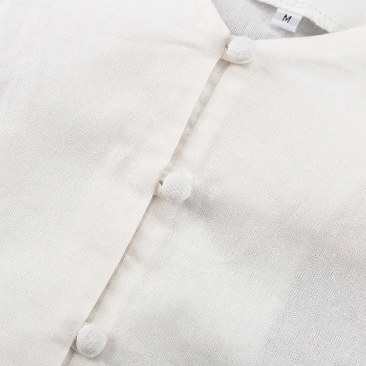 Casual tweedelige set met shorts met hoge taille