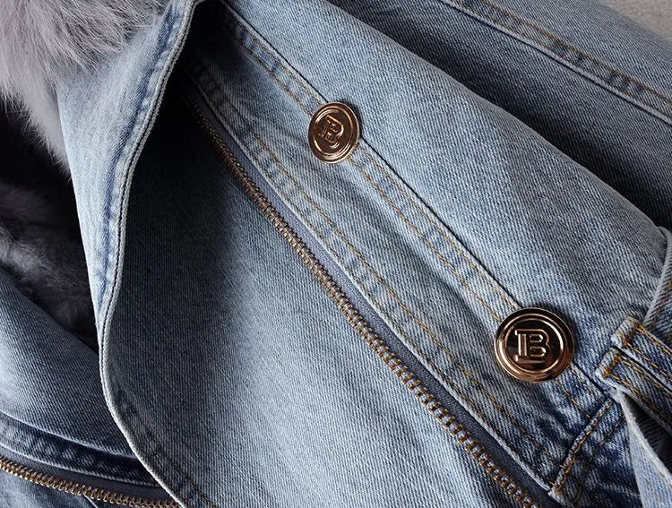 Jackie™️ | Elegance Denim & Bontjas