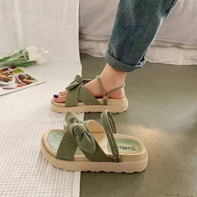 Espadrillesandalen met bandjes