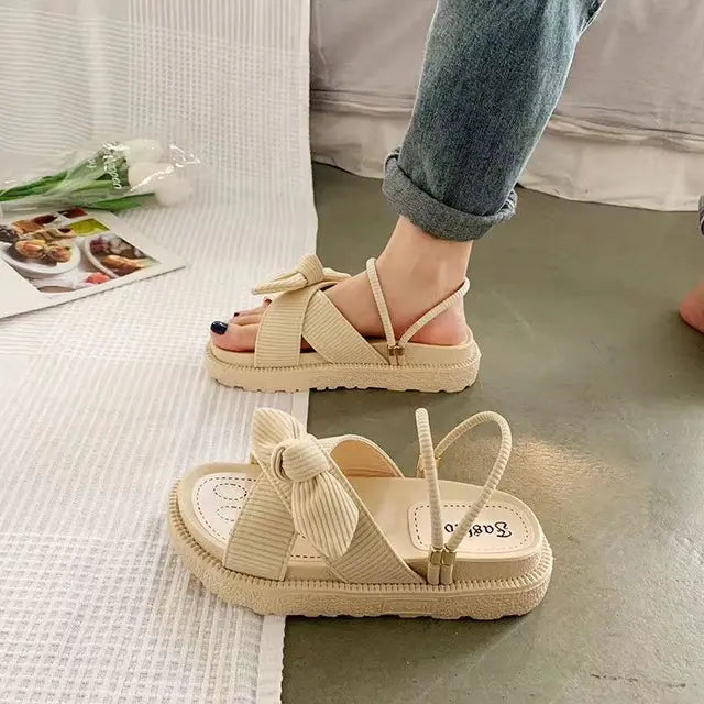 Espadrillesandalen met bandjes