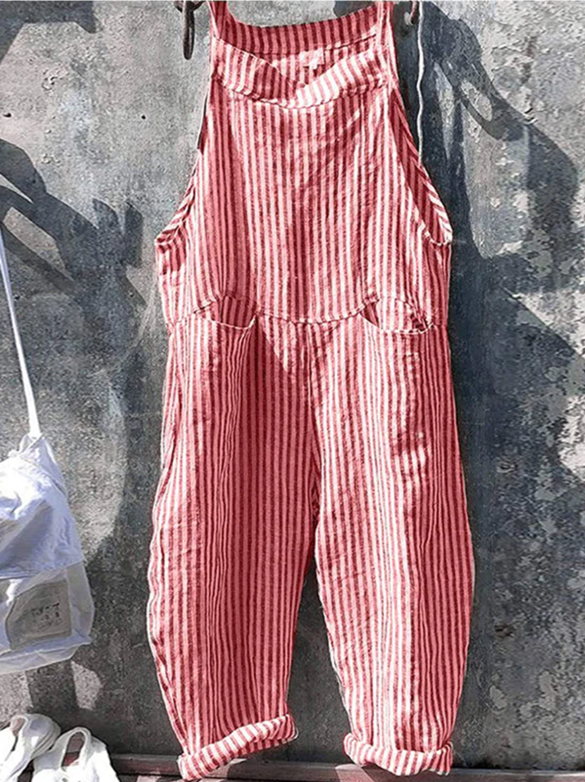 Gestreepte casual jumpsuit