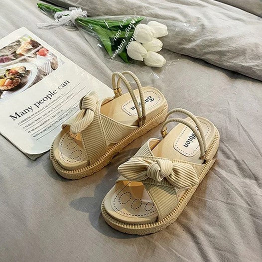 Espadrillesandalen met bandjes