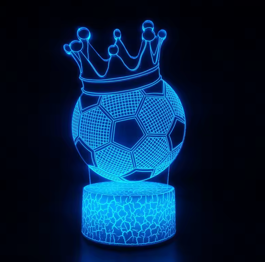 Voetbal 3D Illusie LED-Lamp - Nachtlampje - Nachtlampje